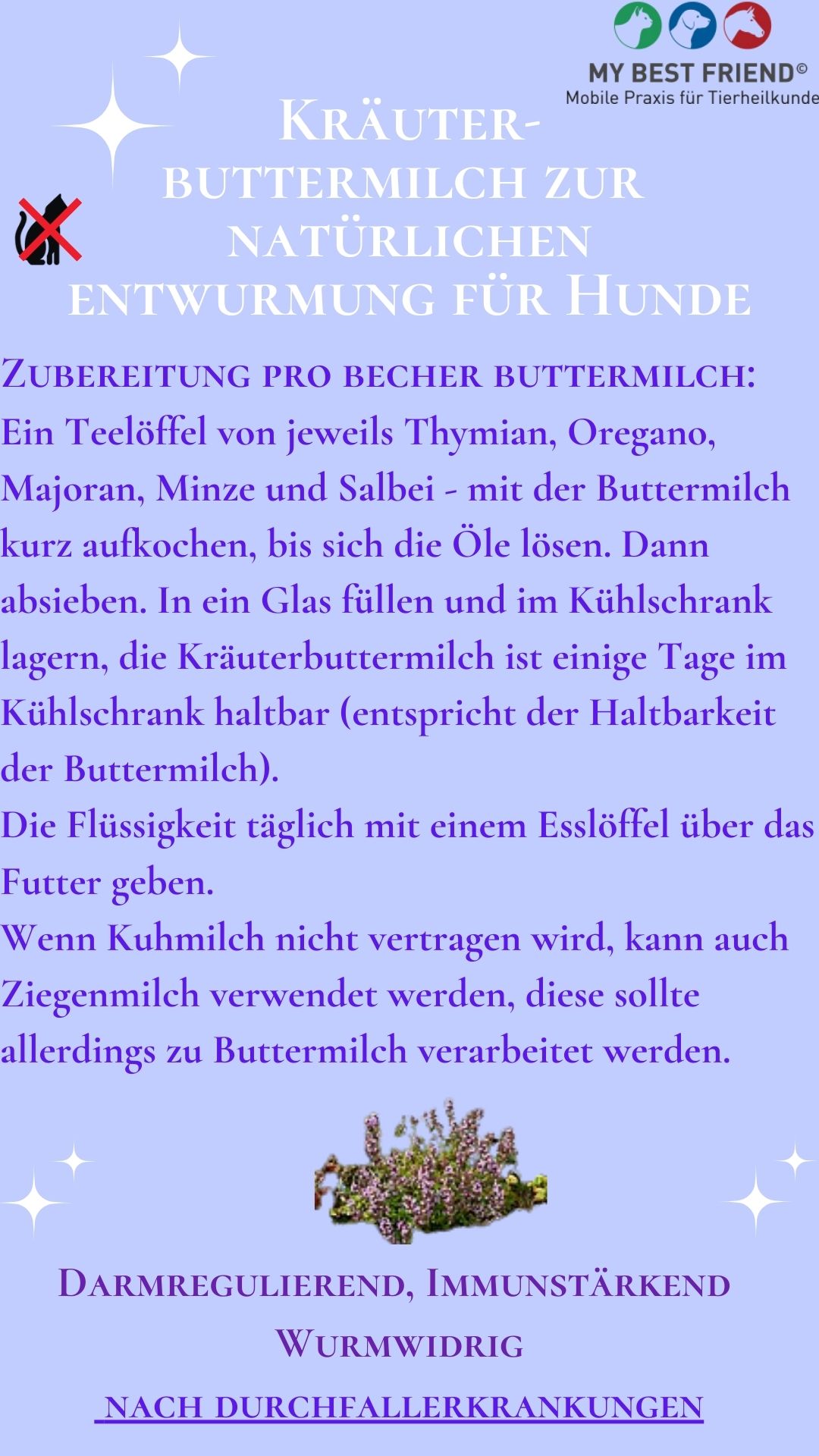 Kräuterbuttermilch -bild Kräuterbuttermilch -bild